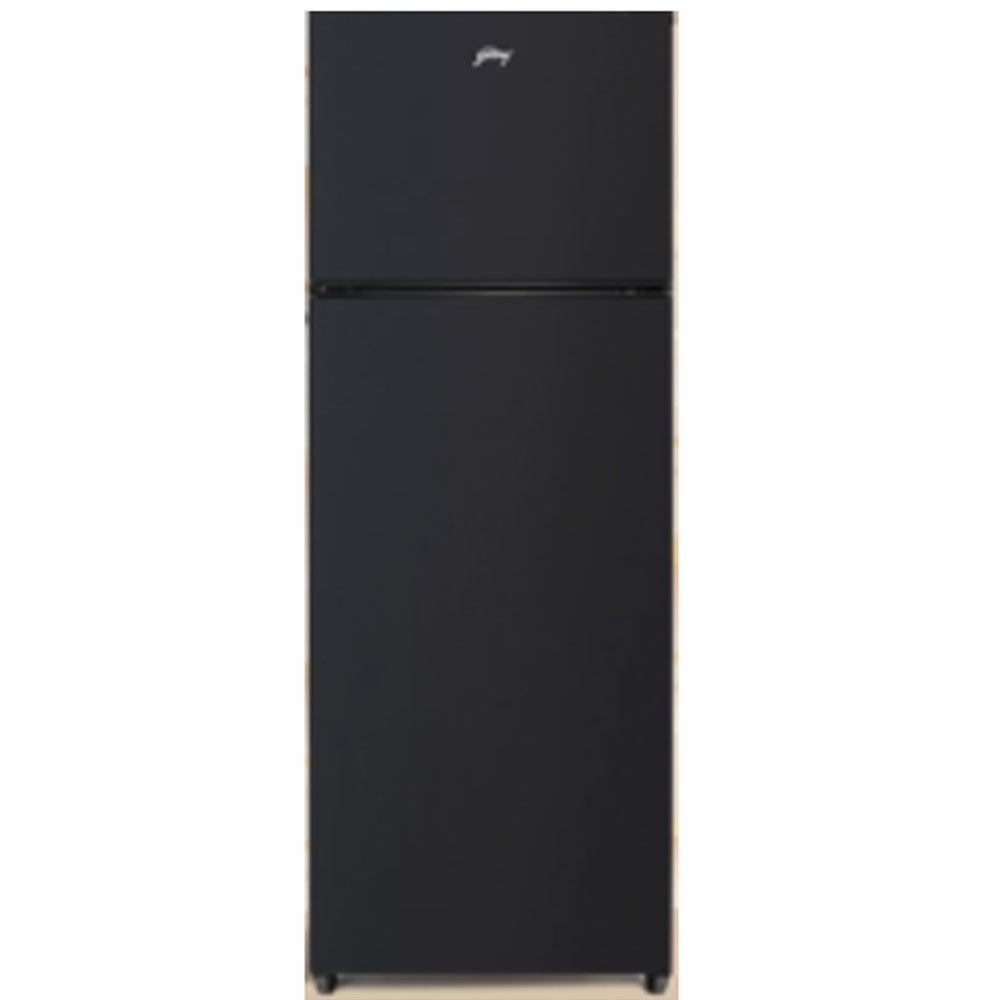 Godrej 350 Liter Double Door Refrigerator (RTEONVIBE 366BXP RCIT MT BK) model RTEONVIBE 366BXP RCIT MT BK front view - GharOne Nepal
